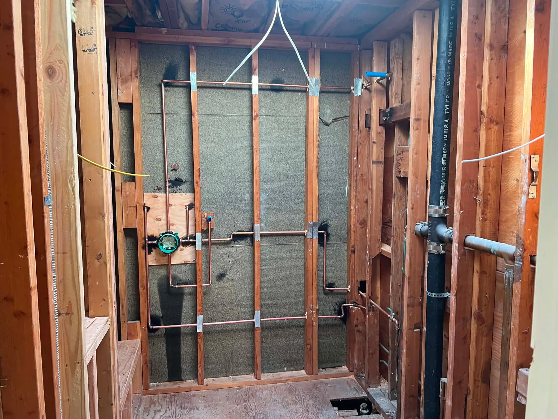 ServiceStar Plumbing bathroom rough-in