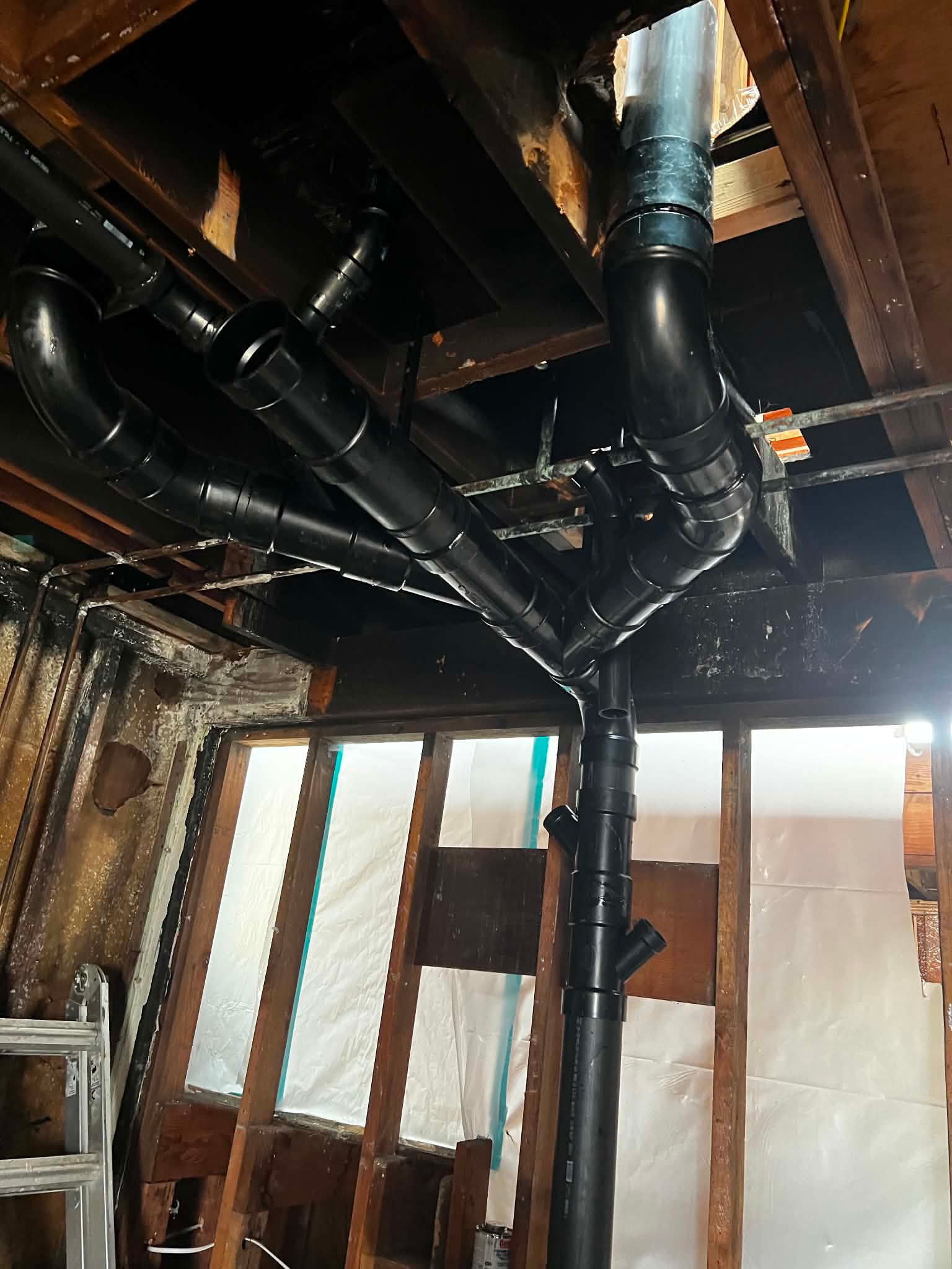 ABS drain-waste-vent stack by ServiceStar Plumbing
